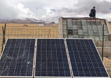 0.37kw نظام إمدادات المياه بالطاقة الشمسية في التبت