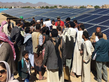 100kW نظام المضخات الشمسية في اليمن