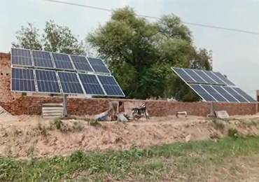 نظام ضخ المياه بالطاقة الشمسية بقدرة 11 كيلو وات في باكستان
    