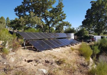 1.1kW و 1.5kW نظام المضخات الشمسية في البرتغال

